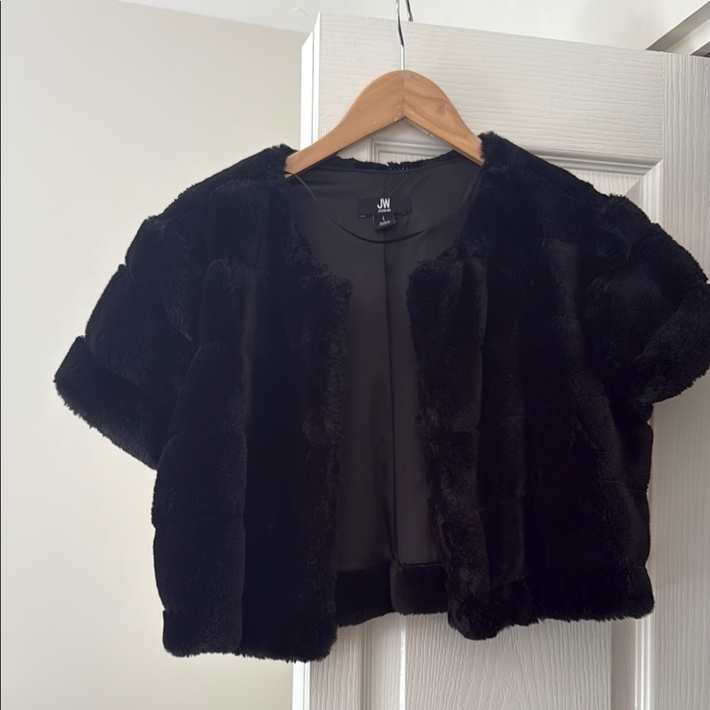 Women's Black Faux Fur Jacket